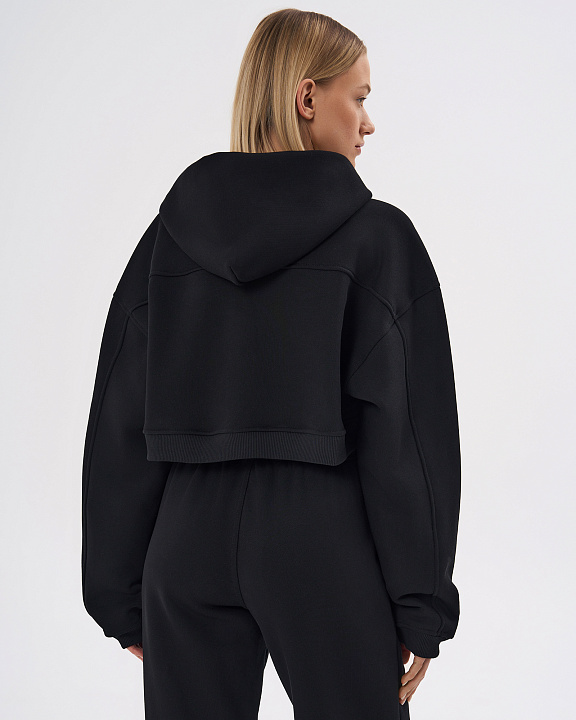 Худи укороченный на молнии "Core" FLC