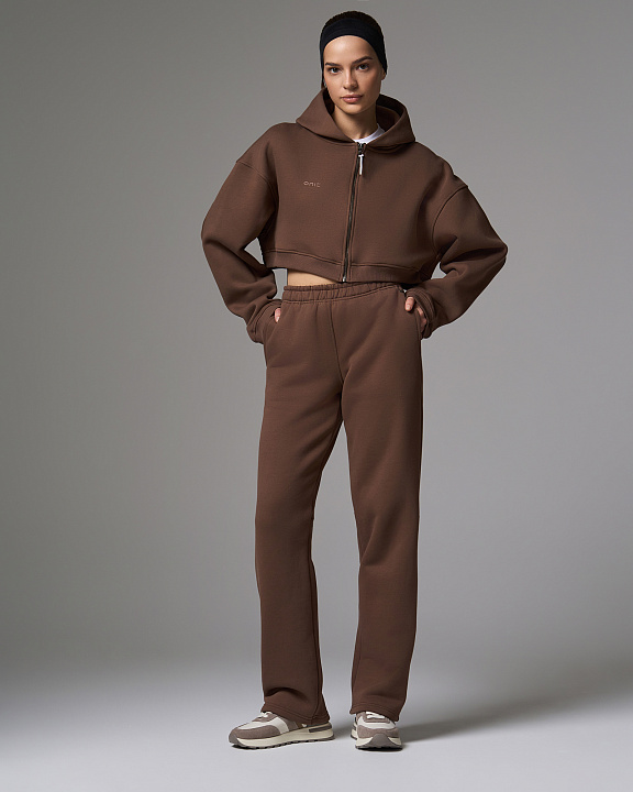 Худи укороченный на молнии "Core" FLC