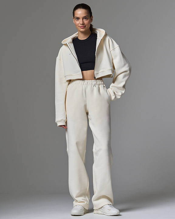 Худи укороченный на молнии "Core" FLC